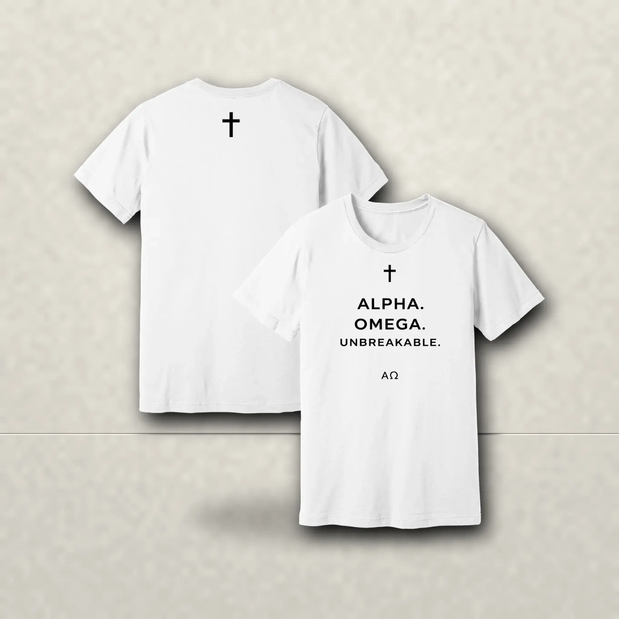 UNBREAKABLE in WHITE / BLACK
